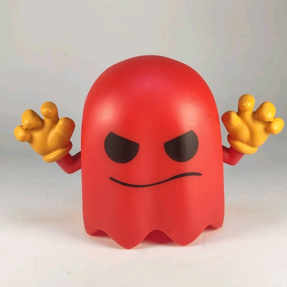 Red Angry Ghost Figure with Yellow Hands - Kids Action Toy